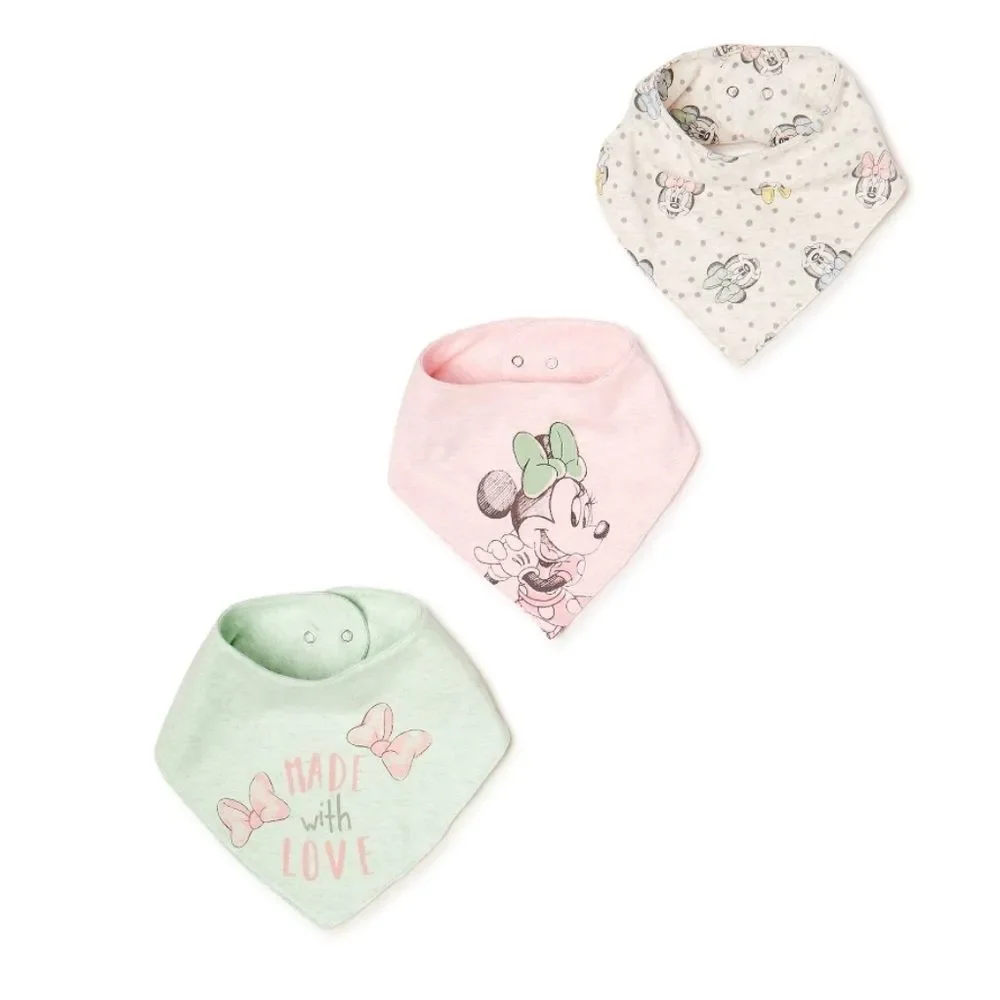 Minnie Mouse bibs 3-pack